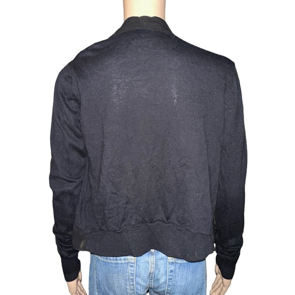 Guess open lace drape front cardigan sweater - Picture 3 of 6